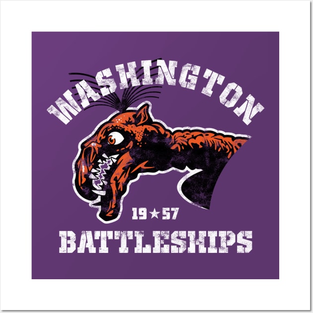 Giant Claw Washington Battleships Sports Team Wall Art by Dark Corners